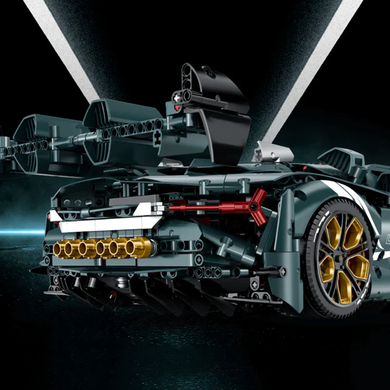 Brick MOC Lamborghini Millanio - The Ultimate Italian Concept | Remote Control, Electric Air Suspension, Electric Door, 3466 pcs - Brick Car Merchant