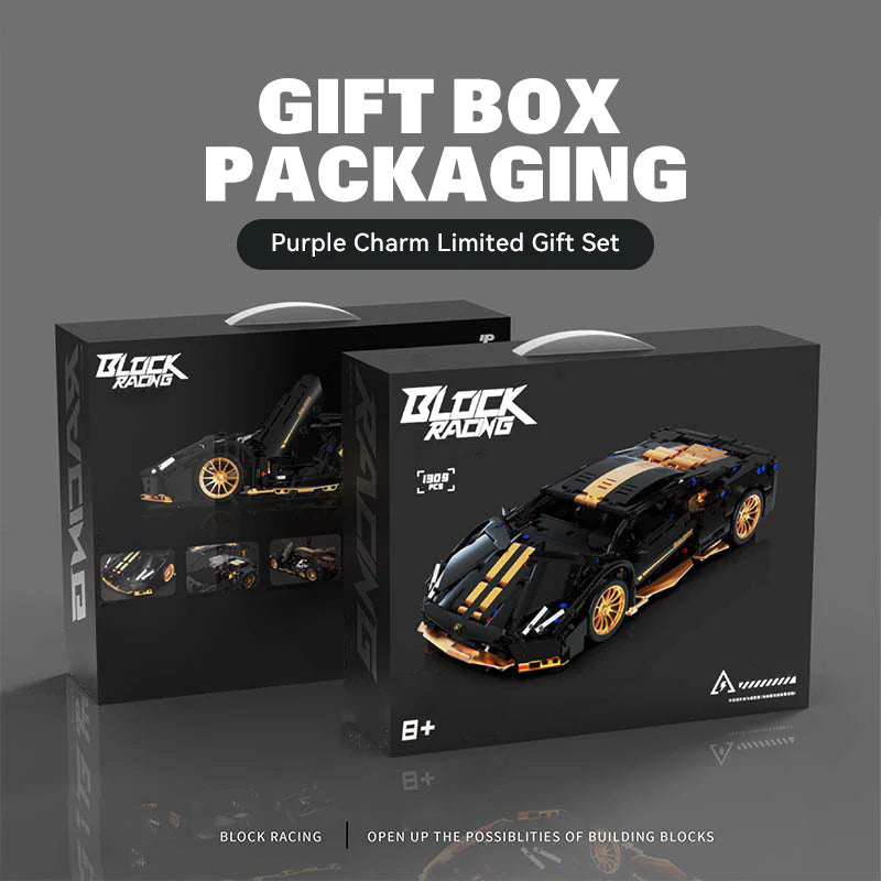 Brick MOC Lamborghini P1 Sports Car | Remote Control, Opening Features, 1309 pcs - Brick Car Merchant