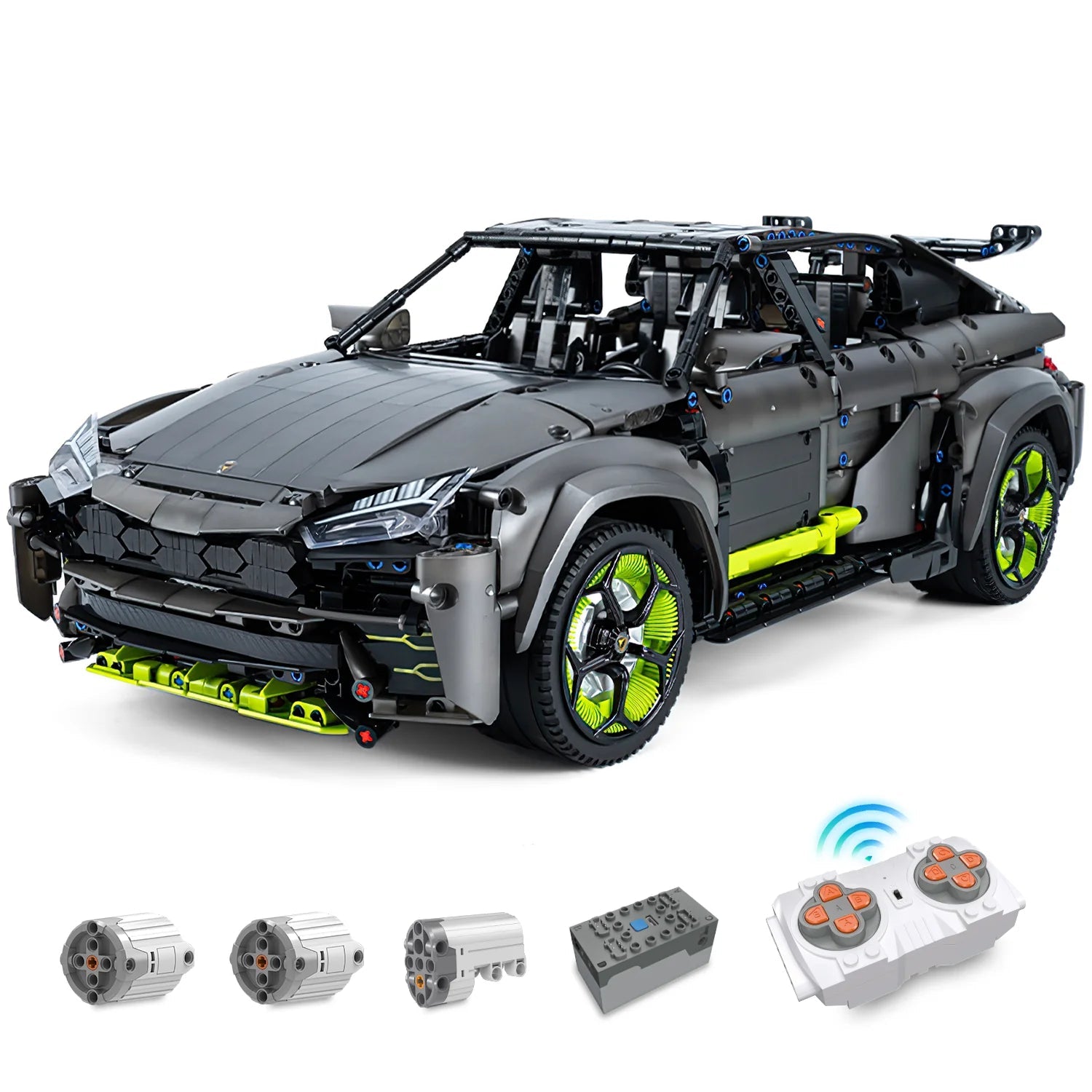 Brick MOC Lamborghini Urus SUV | Remote Control, 3251 pcs - Brick Car Merchant