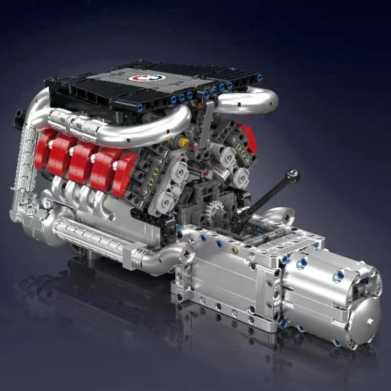 Brick MOC M8 Twin-Turbocharged V8 | 1169pcs - Brick Car Merchant