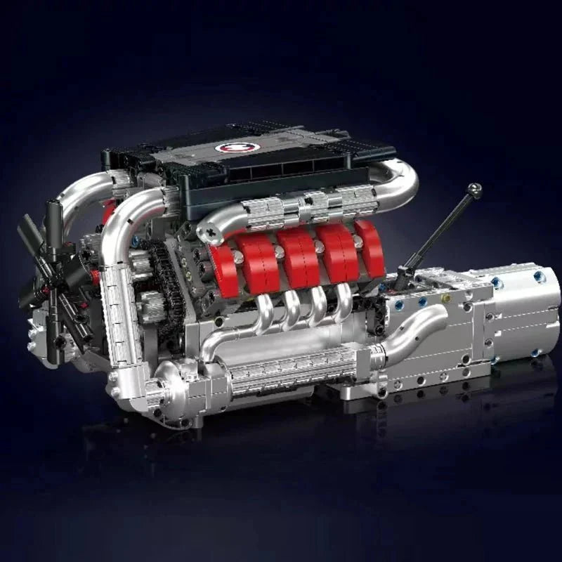 Brick MOC M8 Twin-Turbocharged V8 | 1169pcs - Brick Car Merchant