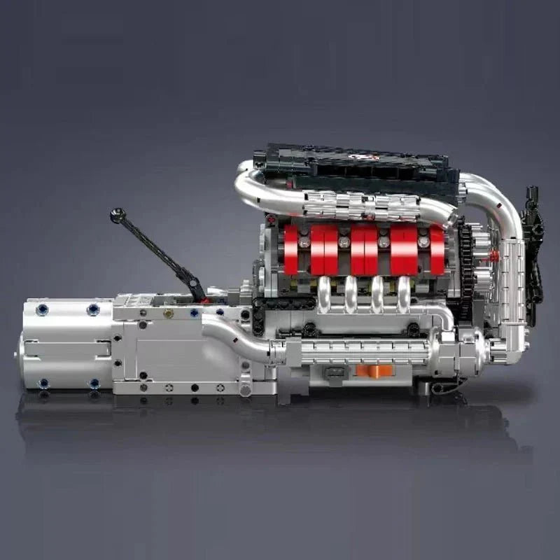 Brick MOC M8 Twin-Turbocharged V8 | 1169pcs - Brick Car Merchant