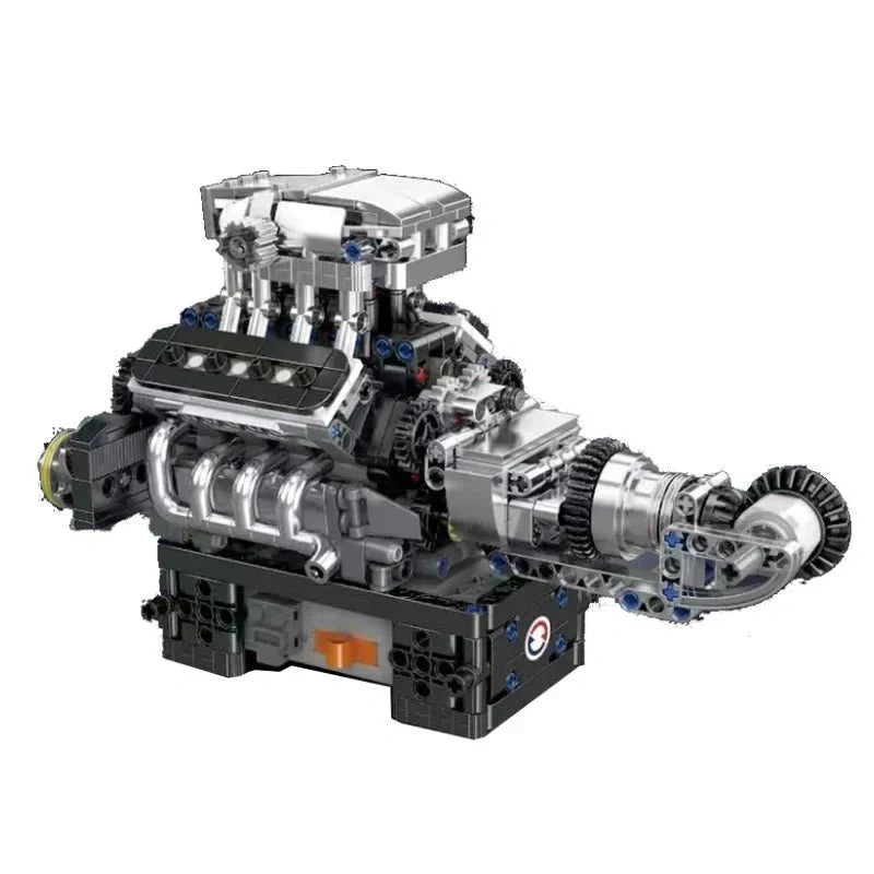 Brick MOC MCL Supercar V8 Engine | 737pcs - Brick Car Merchant