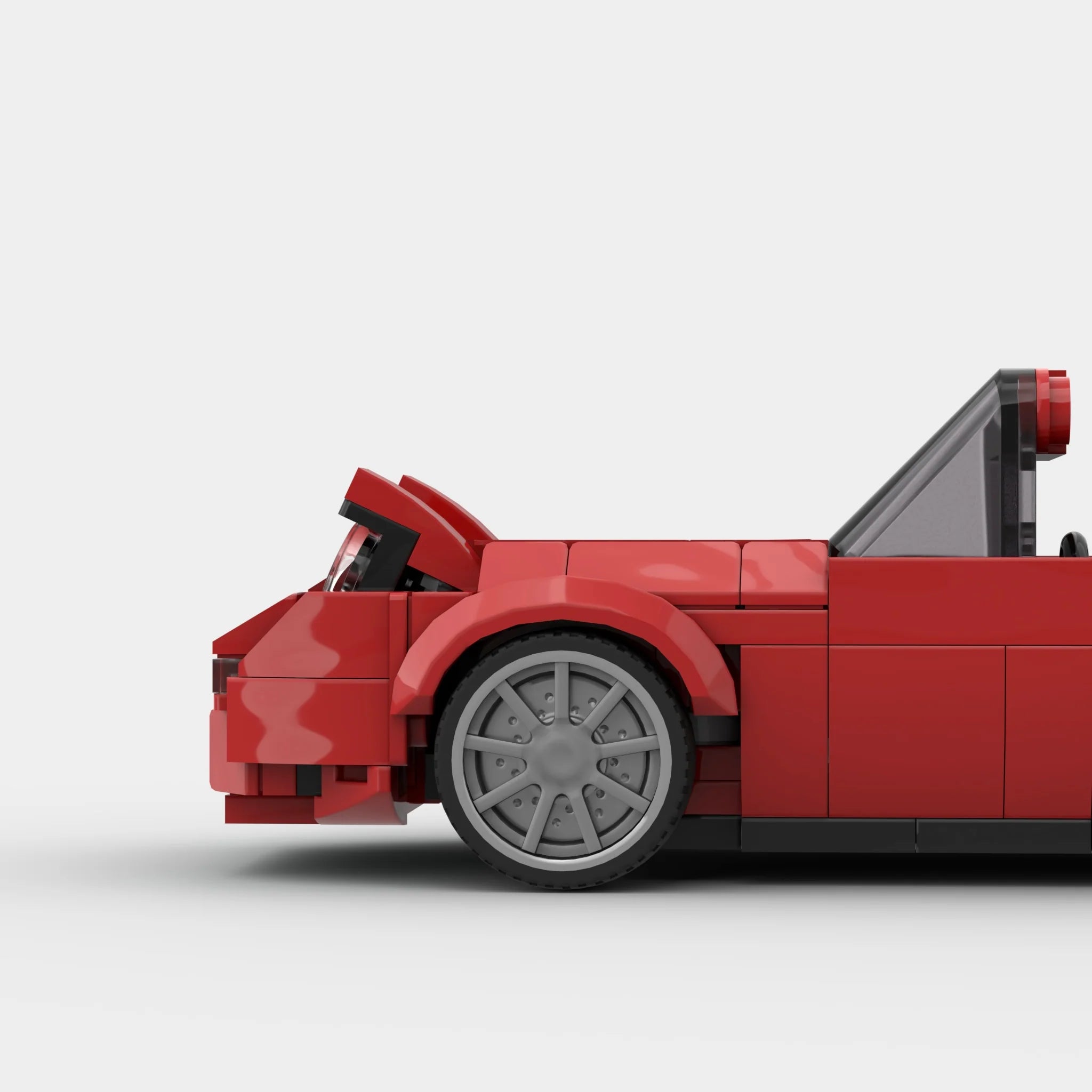 Brick MOC Mazda Miata | Red Edition - Brick Car Merchant