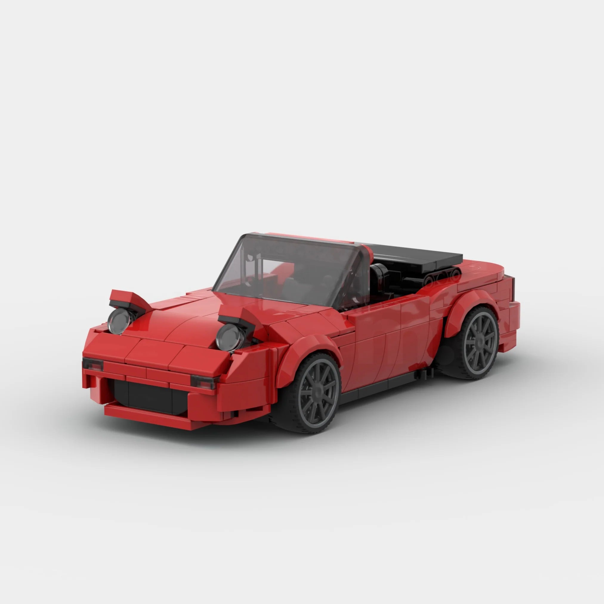Brick MOC Mazda Miata | Red Edition - Brick Car Merchant