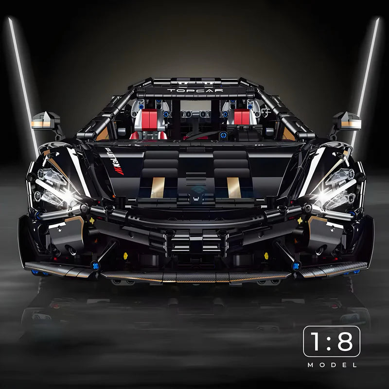 Brick MOC McLaren 720S | Remote Control, Electric Air Suspension, Electric Doors, 3658 pcs - Brick Car Merchant