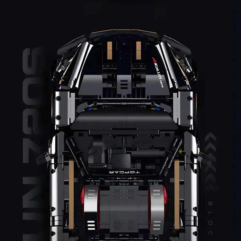 Brick MOC McLaren 720S | Remote Control, Electric Air Suspension, Electric Doors, 3658 pcs - Brick Car Merchant