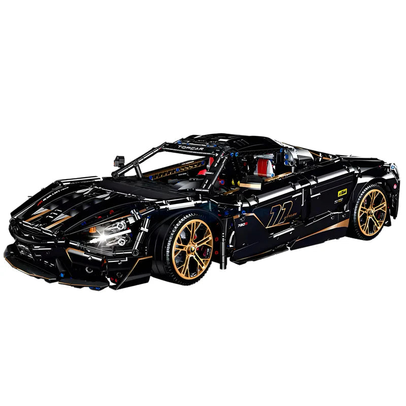 Brick MOC McLaren 720S | Remote Control, Electric Air Suspension, Electric Doors, 3658 pcs - Brick Car Merchant
