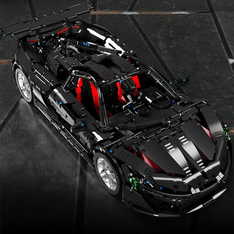 Brick MOC McLaren P1 | Remote Control, Lighting Features, 3677 pcs - Brick Car Merchant