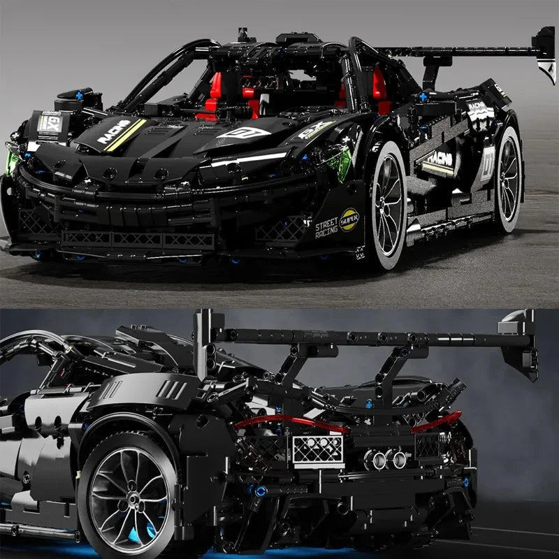 Brick MOC McLaren P1 | Remote Control, Lighting Features, 3677 pcs - Brick Car Merchant