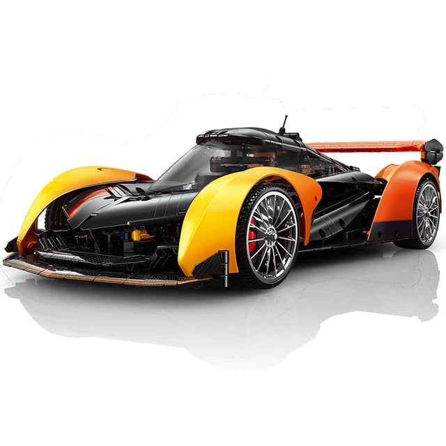 Brick MOC McLaren Solus-GT P1 Building Bricks Set | Remote Control, Spray Gradient Finish, Exclusive Molds, 2135pcs - Brick Car Merchant