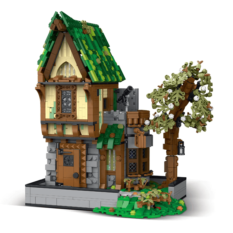 Brick MOC Medieval Tavern | 1871pcs - Brick Car Merchant