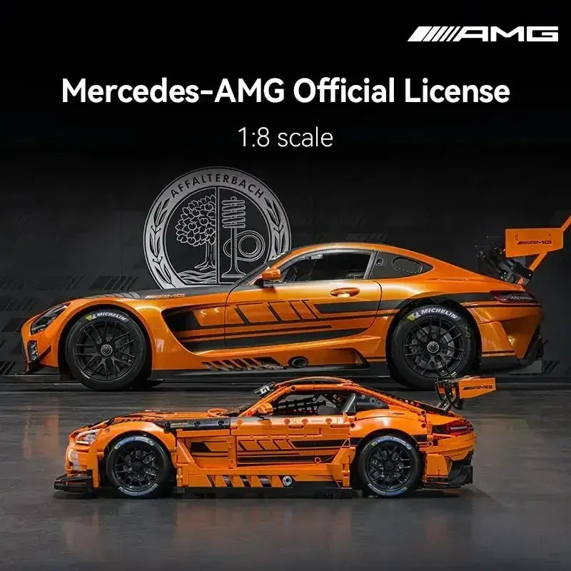 Brick MOC Mercedes AMG GT Black Series | 5466pcs - Brick Car Merchant