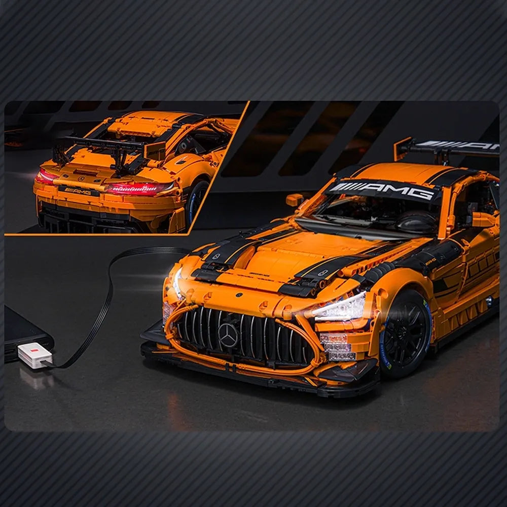 Brick MOC Mercedes AMG GT Black Series | 5466pcs - Brick Car Merchant