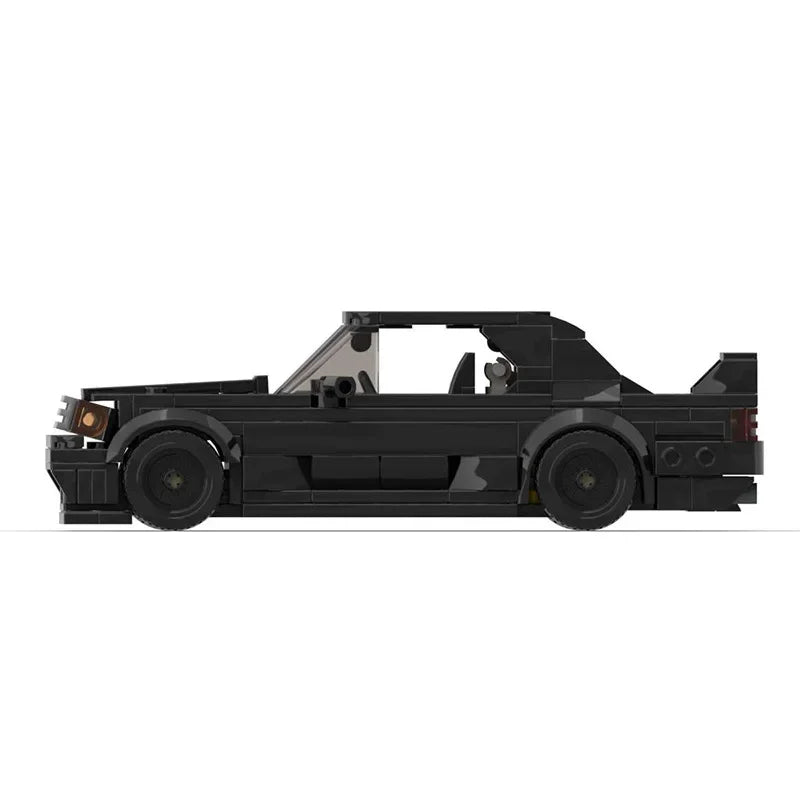Brick MOC Mercedes-Benz 190E EVO II - Brick Car Merchant