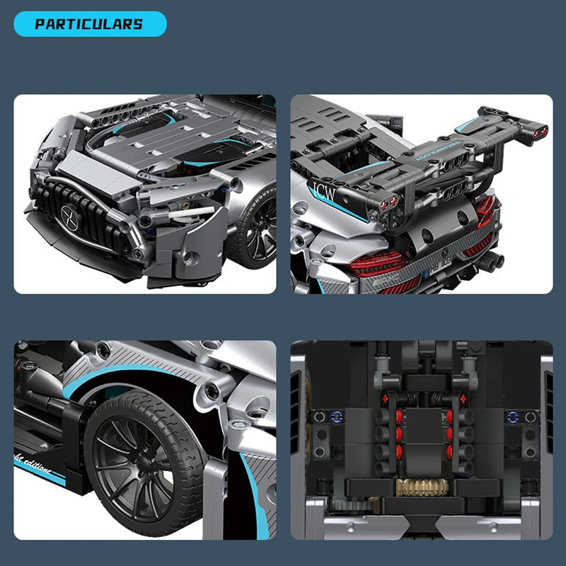 Brick MOC Mercedes Benz AMG GT 63 | 1466 pcs - Brick Car Merchant