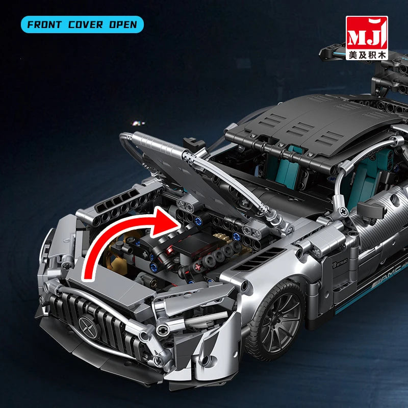 Brick MOC Mercedes Benz AMG GT 63 | 1466 pcs - Brick Car Merchant