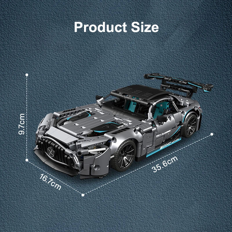 Brick MOC Mercedes Benz AMG GT 63 | 1466 pcs - Brick Car Merchant