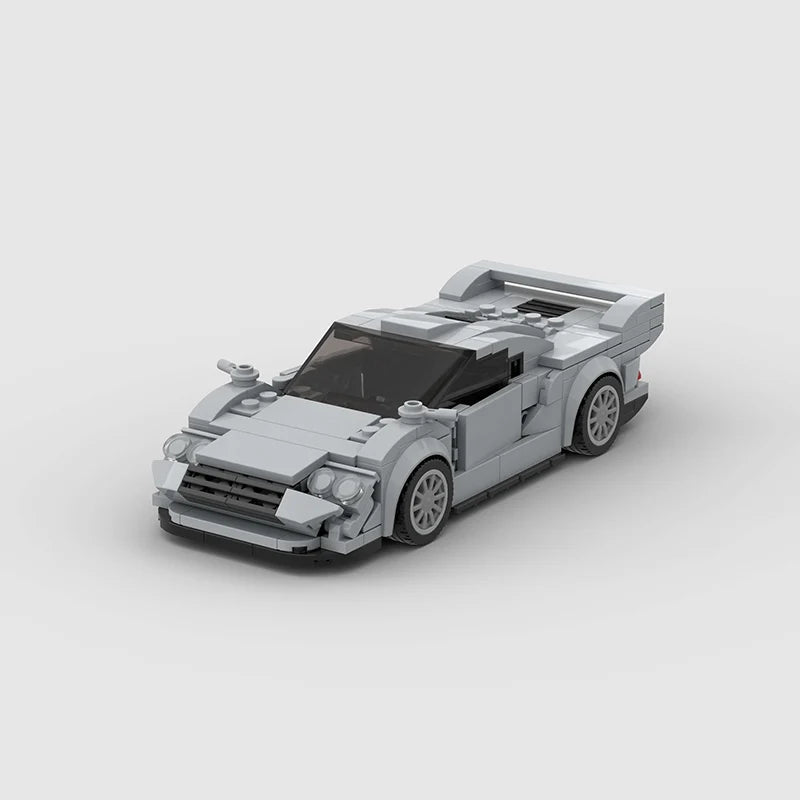 Brick MOC Mercedes Benz CLK GTR V2 - Brick Car Merchant