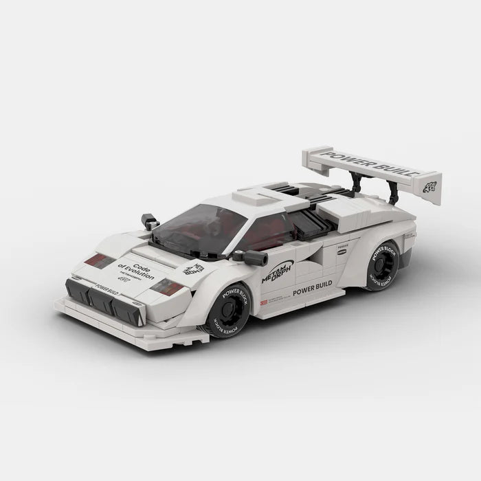 Brick MOC Metamorph Countach - Brick Car Merchant
