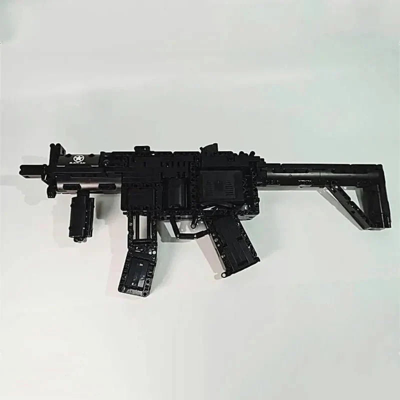 Brick MOC Military Motorized MP5 SMG | 796pcs - Brick Car Merchant