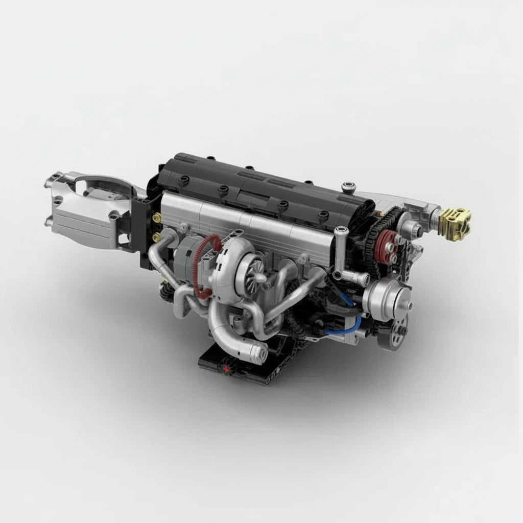 LEGO MOC 2JZ Engine - Brick Car Merchant