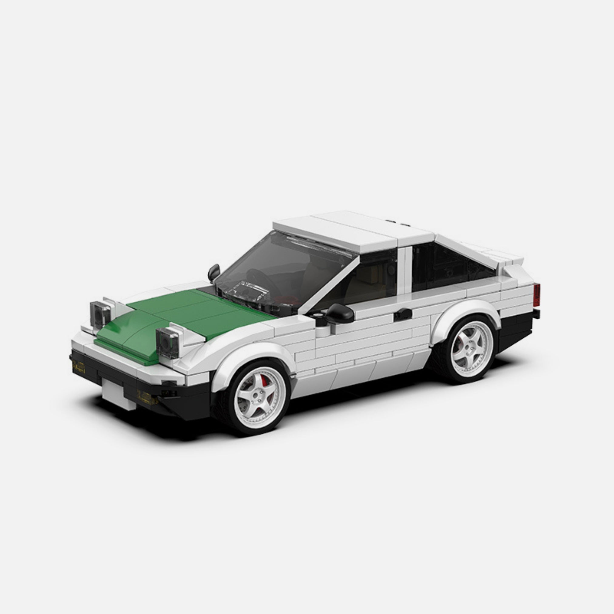 Brick MOC Toyota AE86 Keiichi Tsuchiya - Brick Car Merchant