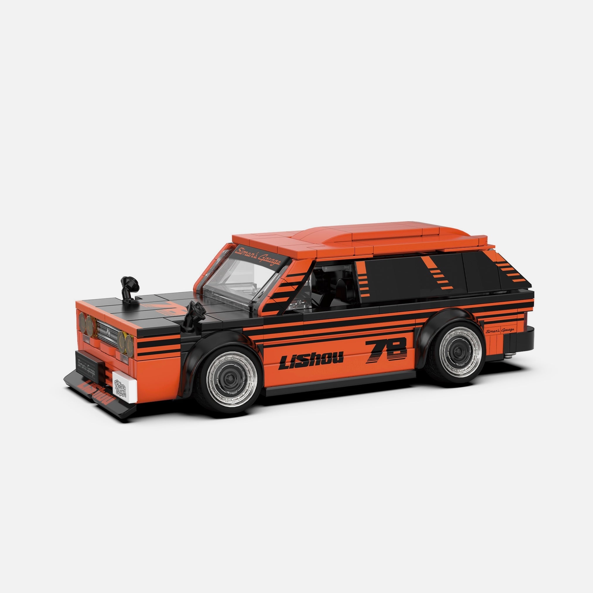 Brick MOC Simon's Garage 510 Wagon - Brick Car Merchant
