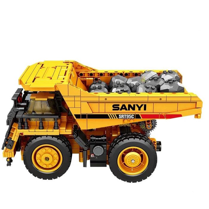 Brick MOC Mining Dump Truck Model | 1261pcs - Brick Car Merchant
