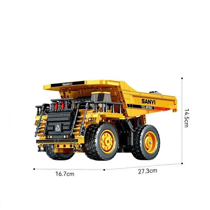 Brick MOC Mining Dump Truck Model | 1261pcs - Brick Car Merchant