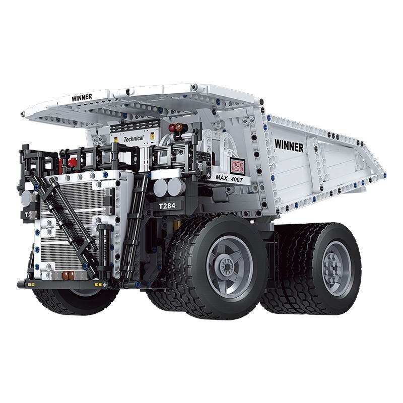 Brick MOC Mining Haul Truck | 1383pcs - Brick Car Merchant