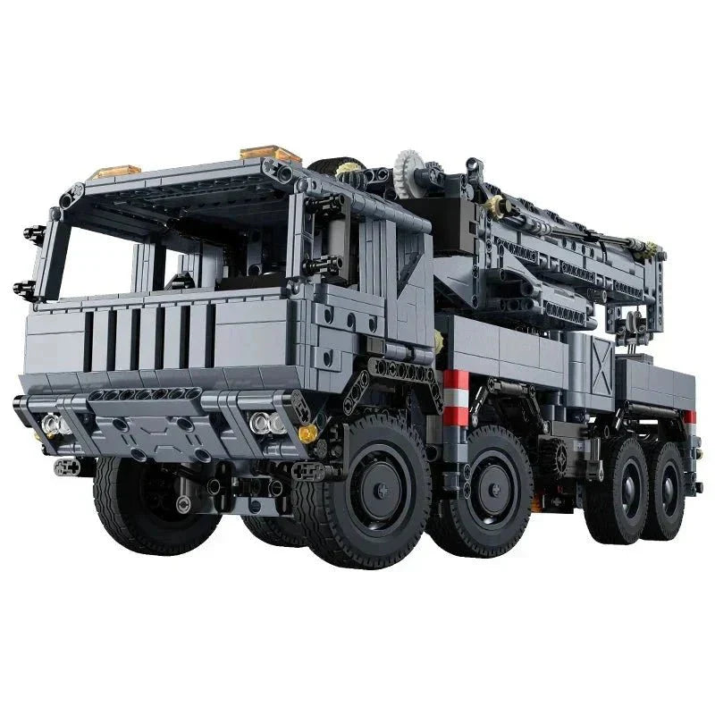 Brick MOC Mobile Crane Truck | 2686pcs - Brick Car Merchant