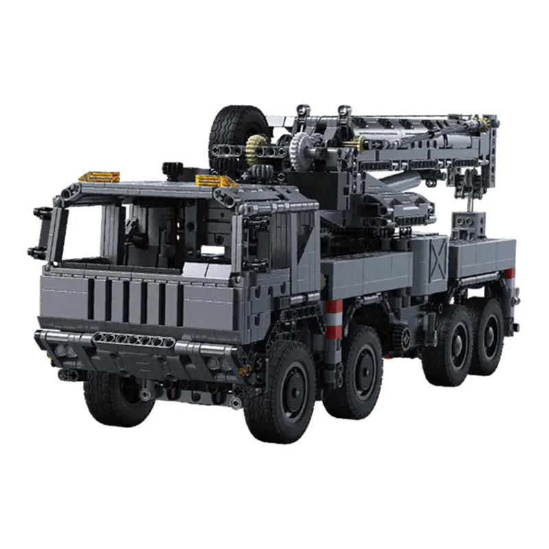 Brick MOC Mobile Crane Truck | 2686pcs - Brick Car Merchant