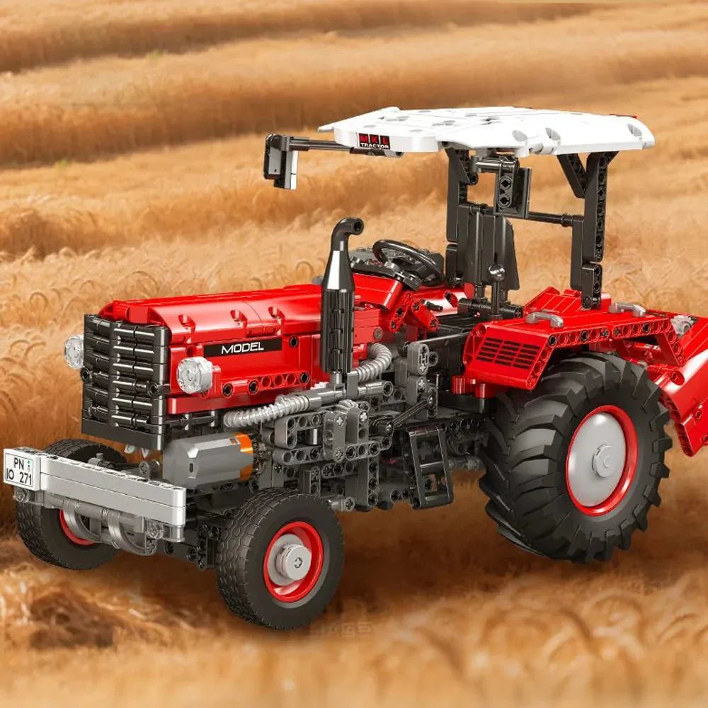 Brick MOC Modern Farm Tractor | 1857pcs - Brick Car Merchant