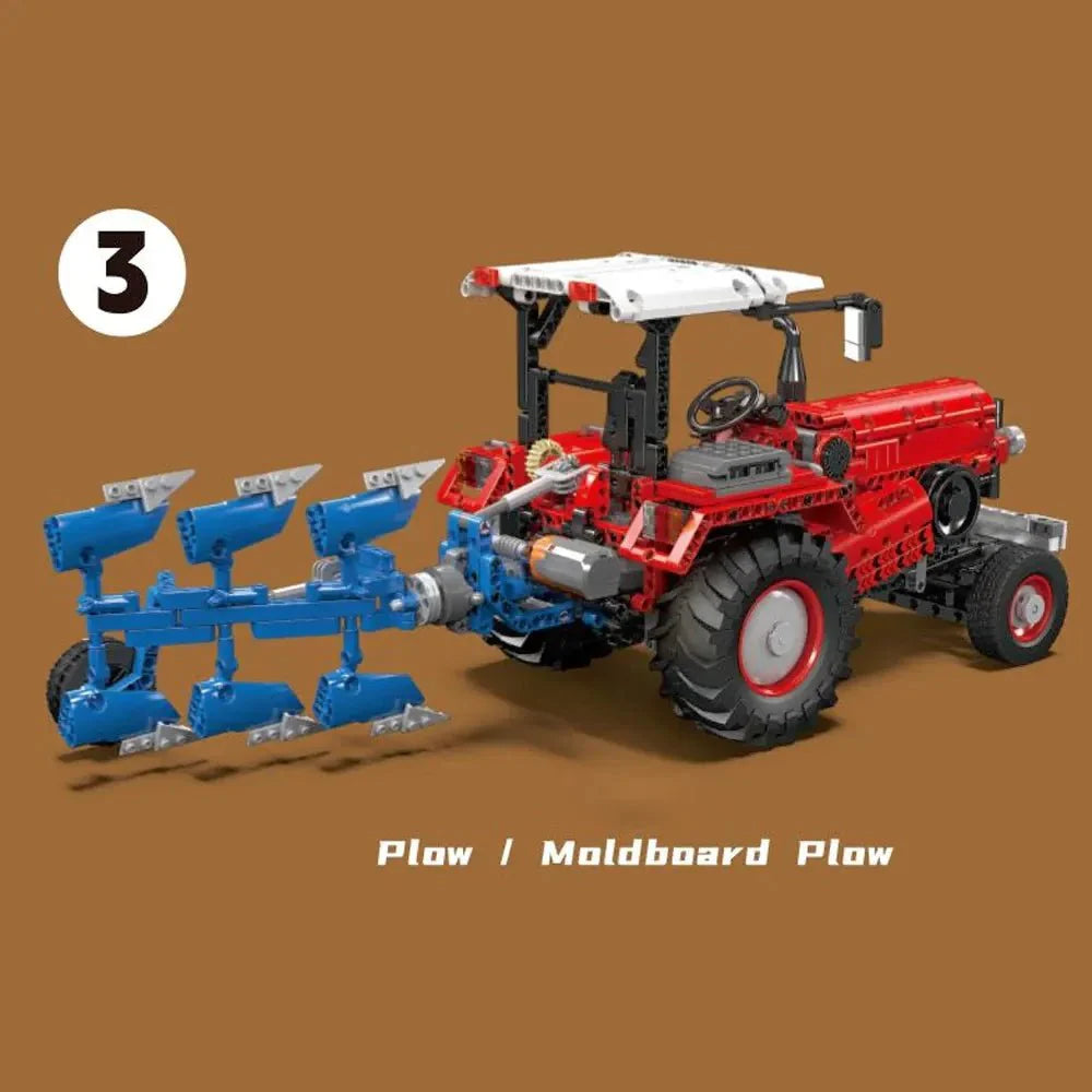 Brick MOC Modern Farm Tractor | 1857pcs - Brick Car Merchant
