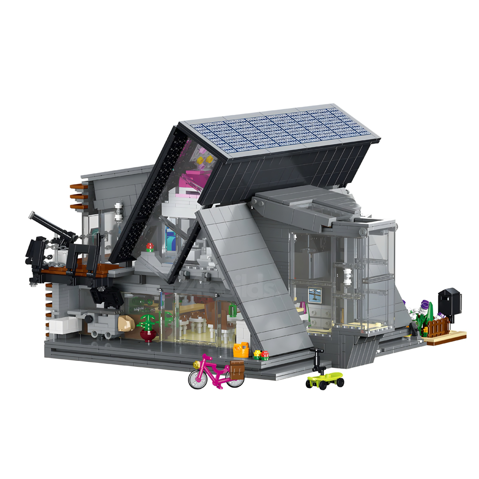 Brick MOC Modern Villa | 3832pcs - Brick Car Merchant