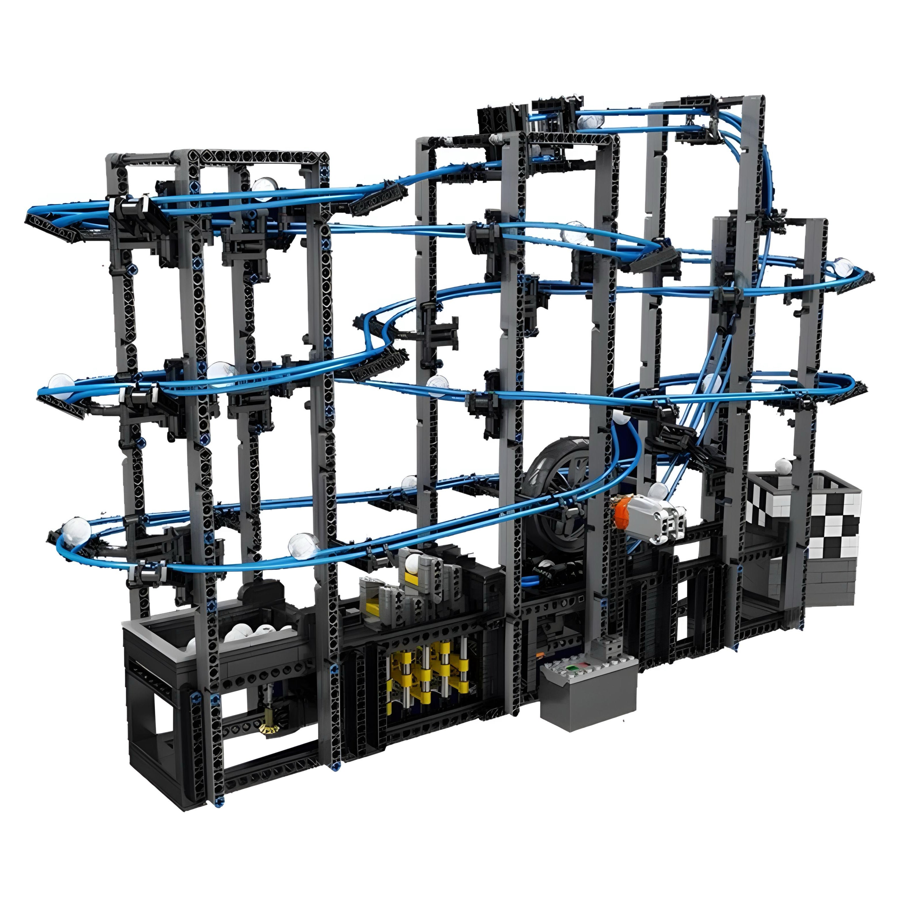 Brick MOC Motorised GBC Marble Run | 2438pcs - Brick Car Merchant