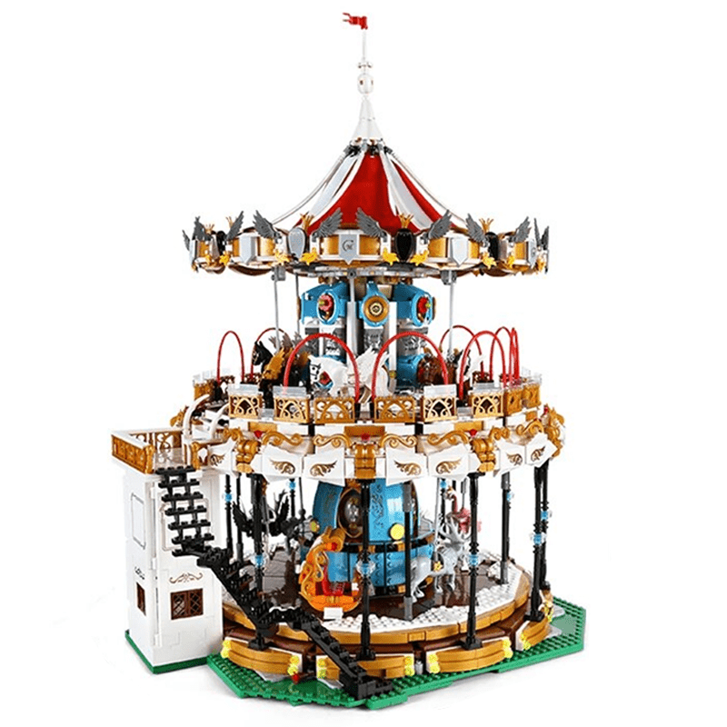 Brick MOC Motorised Merry Go Round | 5085pcs - Brick Car Merchant