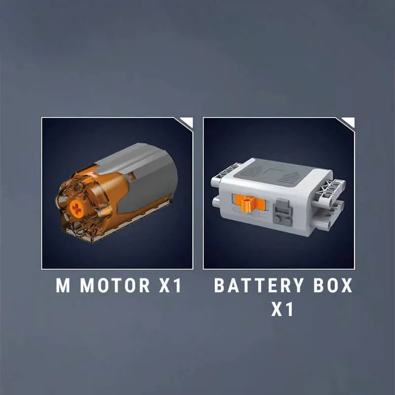 LEGO MOC Motorised Inline-6 German Engine | 744pcs - Brick Car Merchant