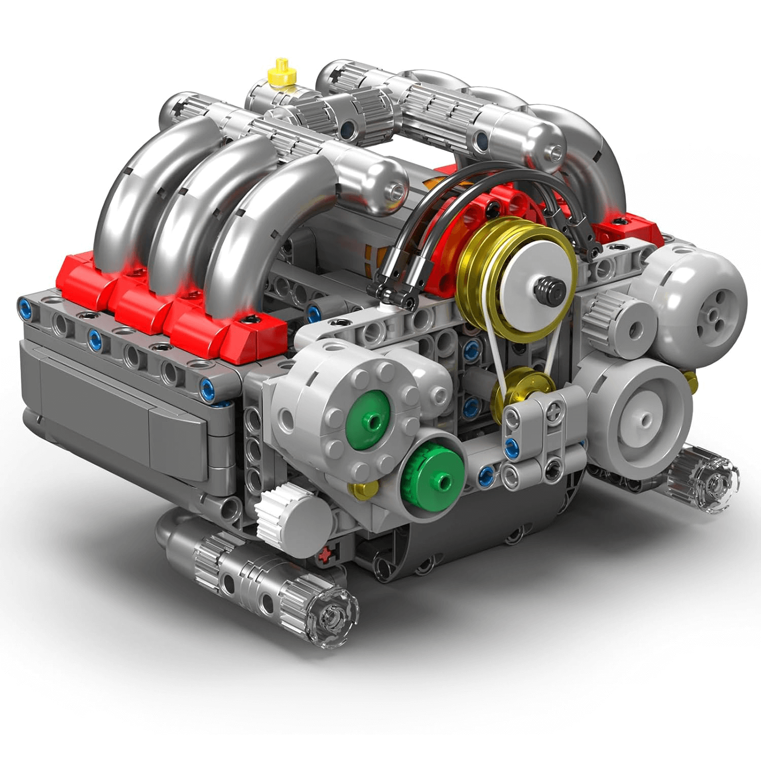 Brick MOC Motorized Flat-6 Boxer Engine | 608pcs - Brick Car Merchant