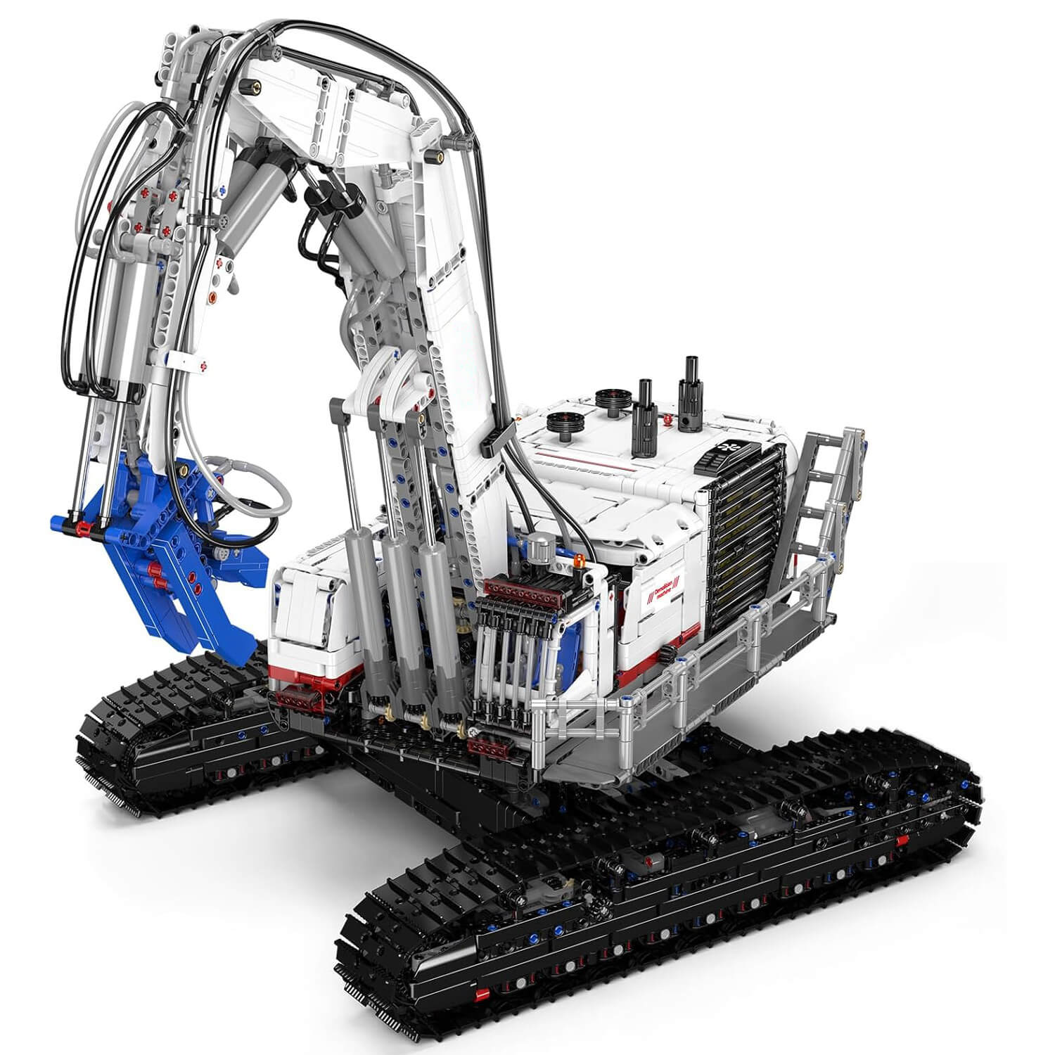 Brick MOC Motorized Pneumatic Claw Excavator | 4194pcs - Brick Car Merchant