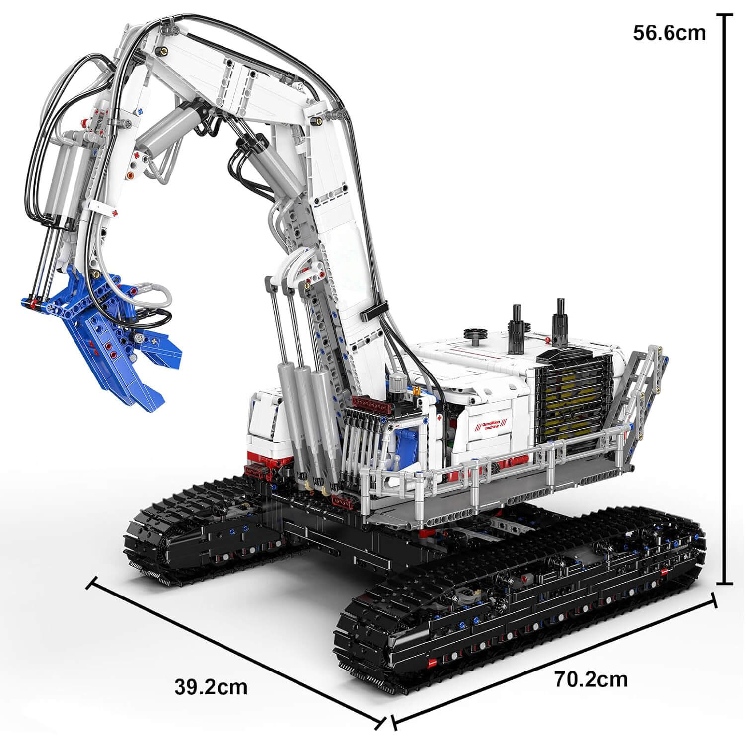 Brick MOC Motorized Pneumatic Claw Excavator | 4194pcs - Brick Car Merchant