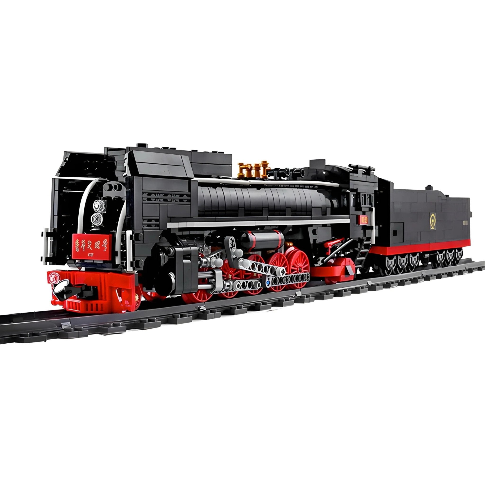 Brick MOC Motorized Steam Train | 1552pcs - Brick Car Merchant