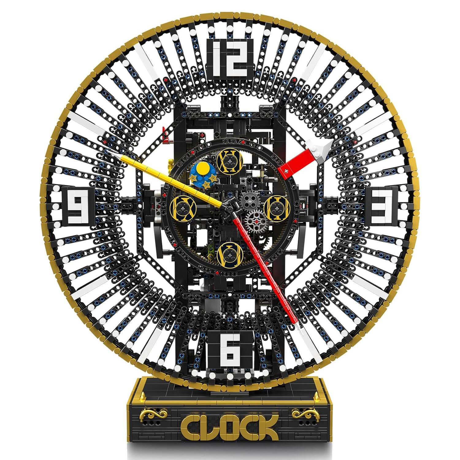 Brick MOC Motorized Steampunk Mechanical Clock | 3674pcs - Brick Car Merchant