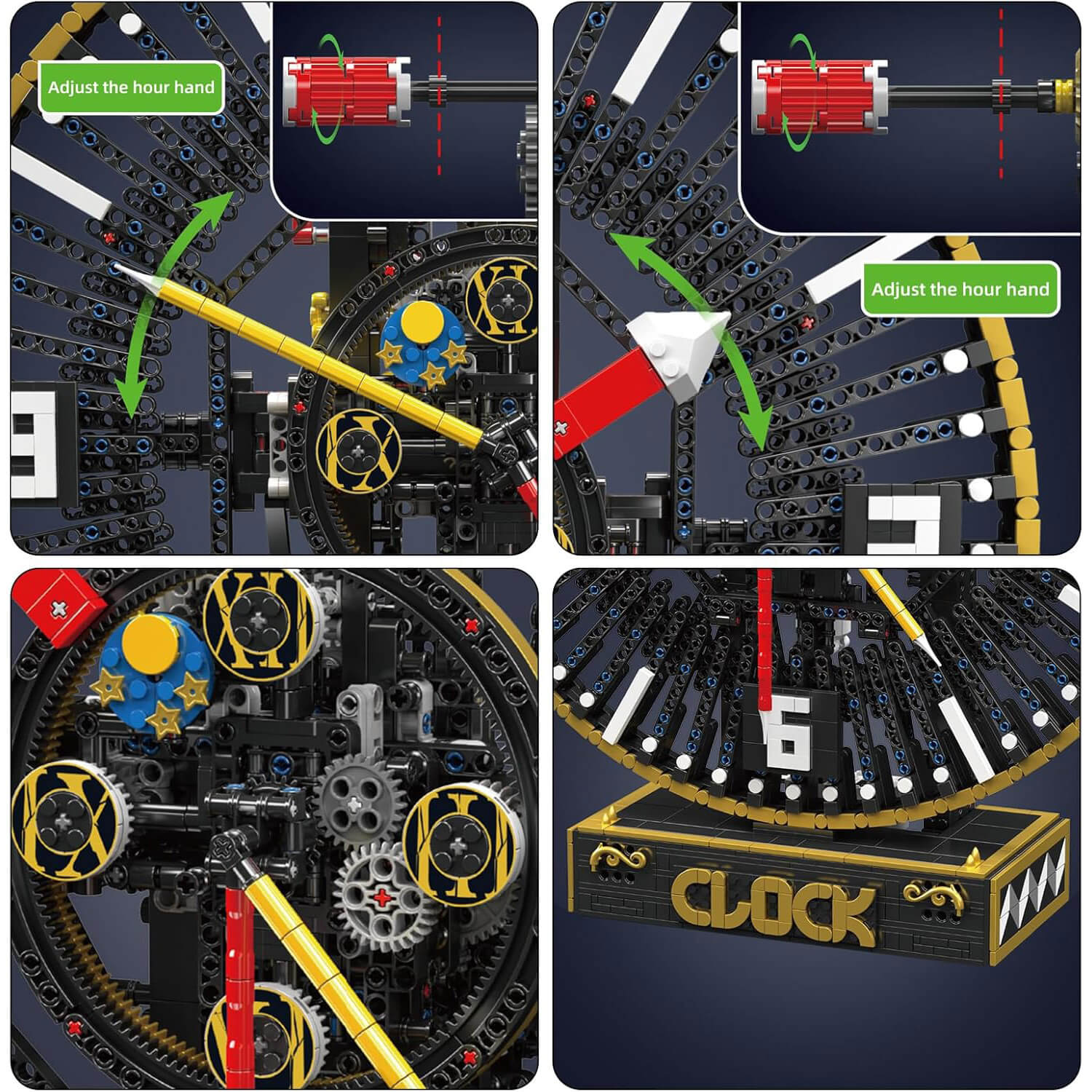 Brick MOC Motorized Steampunk Mechanical Clock | 3674pcs - Brick Car Merchant