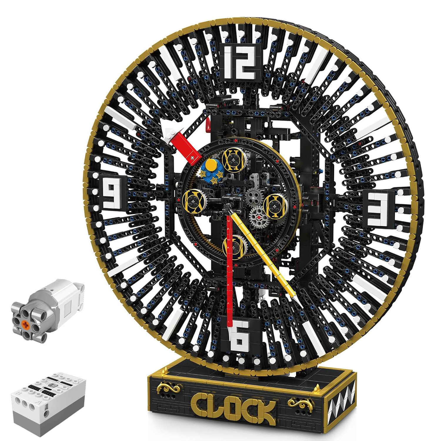 Brick MOC Motorized Steampunk Mechanical Clock | 3674pcs - Brick Car Merchant