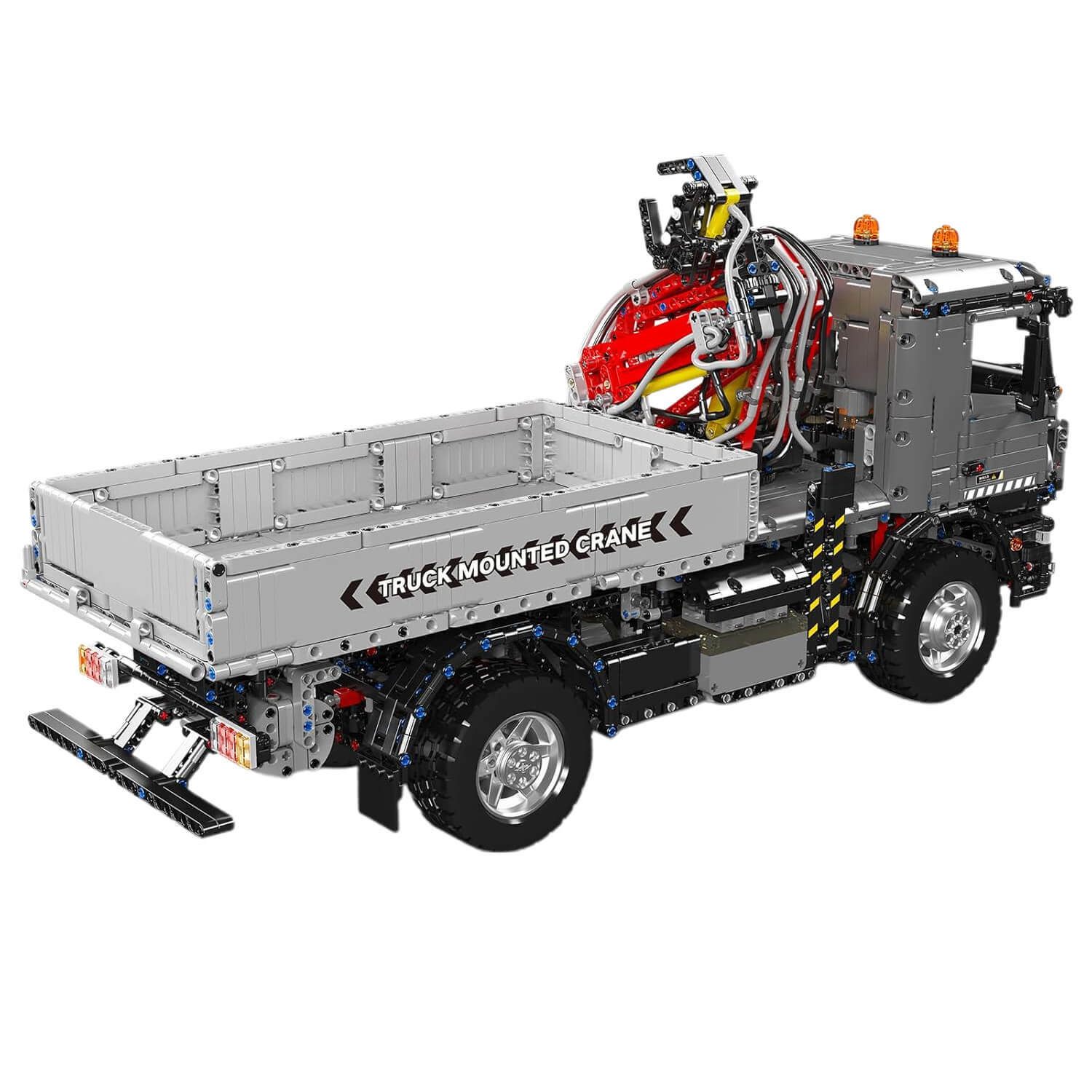 Brick MOC Motorized Truck-Mounted Crane | 3766pcs - Brick Car Merchant