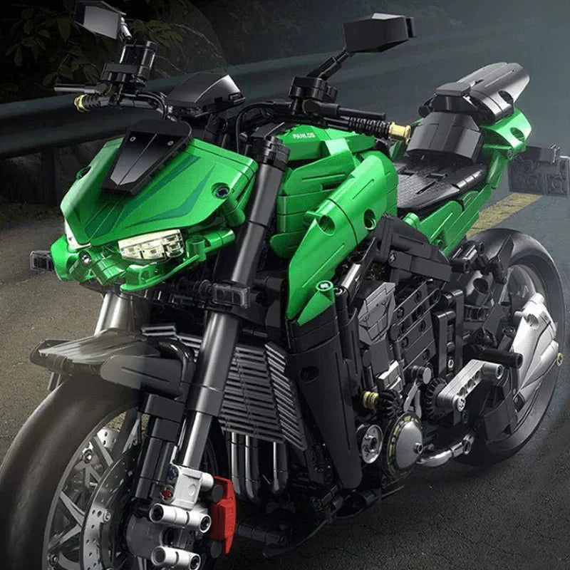 Brick MOC Naked Sport Bike R | 2088pcs - Brick Car Merchant