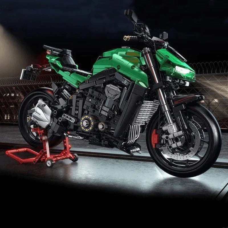 Brick MOC Naked Sport Bike R | 2088pcs - Brick Car Merchant