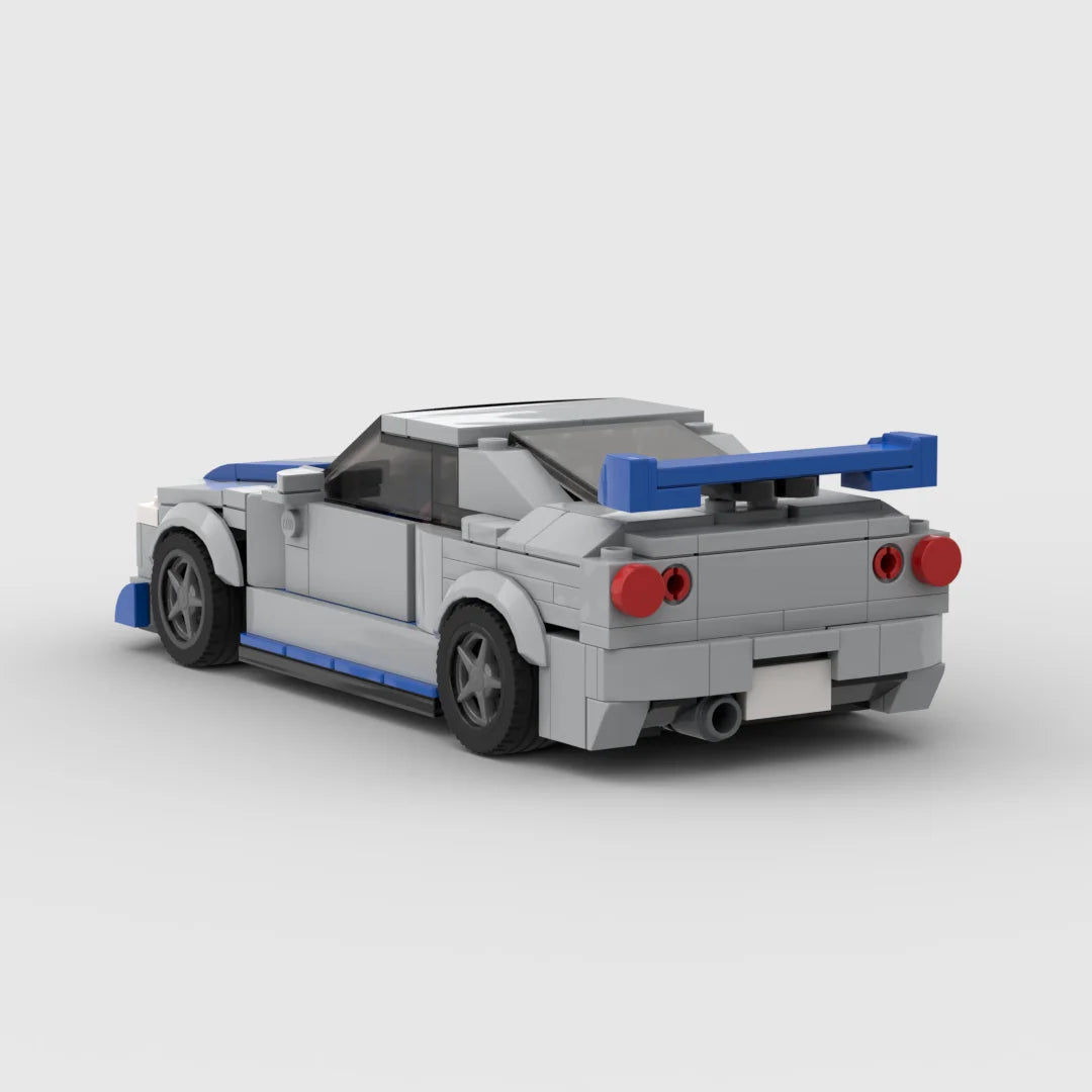 LEGO MOC Nissan GTR R34 - Brick Car Merchant